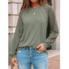 image:imageAUTOMET Womens Long Sleeve Shirts Lace Tops 2026 Fall Outfit Casual BlouseSage