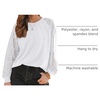 image:imageAUTOMET Womens Long Sleeve Shirts Lace Tops 2026 Fall Outfit Casual BlouseWhite