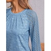 image:imageAUTOMET Womens Long Sleeve Shirts Lace Tops 2026 Fall Outfit Casual BlouseWhite Blue