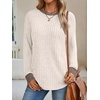 image:imageAUTOMET Womens Long Sleeve Tops Fall Fashion Casual TunicApricot 02
