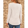 image:imageAUTOMET Womens Long Sleeve Tops Fall Fashion Casual TunicApricot
