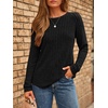 image:imageAUTOMET Womens Long Sleeve Tops Fall Fashion Casual TunicBlack