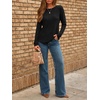 image:imageAUTOMET Womens Long Sleeve Tops Fall Fashion Casual TunicBlack