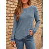 image:imageAUTOMET Womens Long Sleeve Tops Fall Fashion Casual TunicBlue