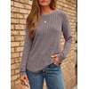 image:imageAUTOMET Womens Long Sleeve Tops Fall Fashion Casual TunicCoffee