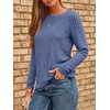 image:imageAUTOMET Womens Long Sleeve Tops Fall Fashion Casual TunicDarkblue
