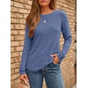 image:imageAUTOMET Womens Long Sleeve Tops Fall Fashion Casual TunicDarkblue