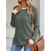 image:imageAUTOMET Womens Long Sleeve Tops Fall Fashion Casual TunicGreen 02