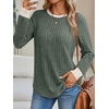 image:imageAUTOMET Womens Long Sleeve Tops Fall Fashion Casual TunicGreen 02