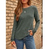 image:imageAUTOMET Womens Long Sleeve Tops Fall Fashion Casual TunicGreen
