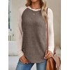 image:imageAUTOMET Womens Long Sleeve Tops Fall Fashion Casual TunicKhaki 03