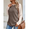 image:imageAUTOMET Womens Long Sleeve Tops Fall Fashion Casual TunicKhaki 03