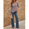 image:imageAUTOMET Womens Long Sleeve Tops Fall Fashion Casual TunicKhaki