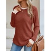 image:imageAUTOMET Womens Long Sleeve Tops Fall Fashion Casual TunicMaple 02