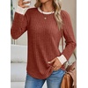 image:imageAUTOMET Womens Long Sleeve Tops Fall Fashion Casual TunicMaple 02