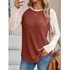 image:imageAUTOMET Womens Long Sleeve Tops Fall Fashion Casual TunicMaple 03