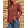 image:imageAUTOMET Womens Long Sleeve Tops Fall Fashion Casual TunicMaple
