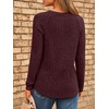 image:imageAUTOMET Womens Long Sleeve Tops Fall Fashion Casual TunicMaroon