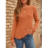image:imageAUTOMET Womens Long Sleeve Tops Fall Fashion Casual TunicOrange