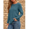 image:imageAUTOMET Womens Long Sleeve Tops Fall Fashion Casual TunicTeal