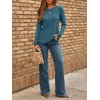 image:imageAUTOMET Womens Long Sleeve Tops Fall Fashion Casual TunicTeal