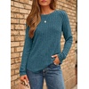 image:imageAUTOMET Womens Long Sleeve Tops Fall Fashion Casual TunicTeal