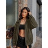 image:imageAUTOMET Womens Oversized Faux Leather Jacket for Fall and WinterArmygreen
