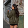 image:imageAUTOMET Womens Oversized Faux Leather Jacket for Fall and WinterArmygreen