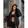 image:imageAUTOMET Womens Oversized Faux Leather Jacket for Fall and WinterBlack