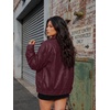 image:imageAUTOMET Womens Oversized Faux Leather Jacket for Fall and WinterWinered
