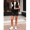 image:imageAUTOMET Womens Puffer Vest Cropped Lightweight Fall Winter OuterwearBlack