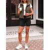 image:imageAUTOMET Womens Puffer Vest Cropped Lightweight Fall Winter OuterwearBrown