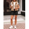 image:imageAUTOMET Womens Puffer Vest Cropped Lightweight Fall Winter OuterwearKhaki