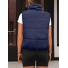 image:imageAUTOMET Womens Puffer Vest Cropped Lightweight Fall Winter OuterwearNavy