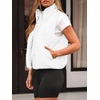 image:imageAUTOMET Womens Puffer Vest Cropped Lightweight Fall Winter OuterwearWhite