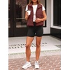 image:imageAUTOMET Womens Puffer Vest Cropped Lightweight Fall Winter OuterwearWine Red