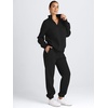 image:imageAUTOMET Womens Sweatsuits 2 Piece Outfits Lounge SetsBlack