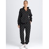 image:imageAUTOMET Womens Sweatsuits 2 Piece Outfits Lounge SetsBlack Polka Dot