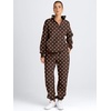 image:imageAUTOMET Womens Sweatsuits 2 Piece Outfits Lounge SetsBrown Polka Dot