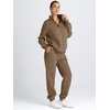 image:imageAUTOMET Womens Sweatsuits 2 Piece Outfits Lounge SetsCoffee