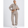 image:imageAUTOMET Womens Sweatsuits 2 Piece Outfits Lounge SetsCoffeegrey