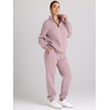 image:imageAUTOMET Womens Sweatsuits 2 Piece Outfits Lounge SetsDarkpink