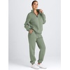 image:imageAUTOMET Womens Sweatsuits 2 Piece Outfits Lounge SetsGreen