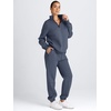 image:imageAUTOMET Womens Sweatsuits 2 Piece Outfits Lounge SetsGreyblue