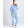 image:imageAUTOMET Womens Sweatsuits 2 Piece Outfits Lounge SetsLightblue