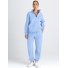 image:imageAUTOMET Womens Sweatsuits 2 Piece Outfits Lounge SetsLightblue