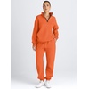 image:imageAUTOMET Womens Sweatsuits 2 Piece Outfits Lounge SetsOrange