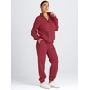 image:imageAUTOMET Womens Sweatsuits 2 Piece Outfits Lounge SetsRed