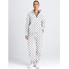image:imageAUTOMET Womens Sweatsuits 2 Piece Outfits Lounge SetsWhite Polka Dot