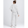 image:imageAUTOMET Womens Sweatsuits 2 Piece Outfits Lounge SetsWhite Polka Dot